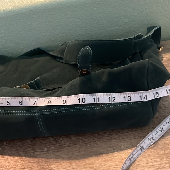 Free people gently used olive green large bag - Picture 9 of 11